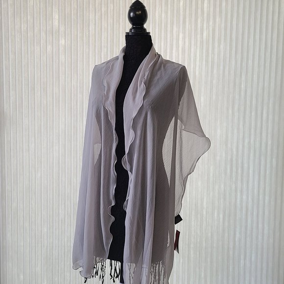 Style&co. Silver Dressy Wrap - Picture 1 of 4